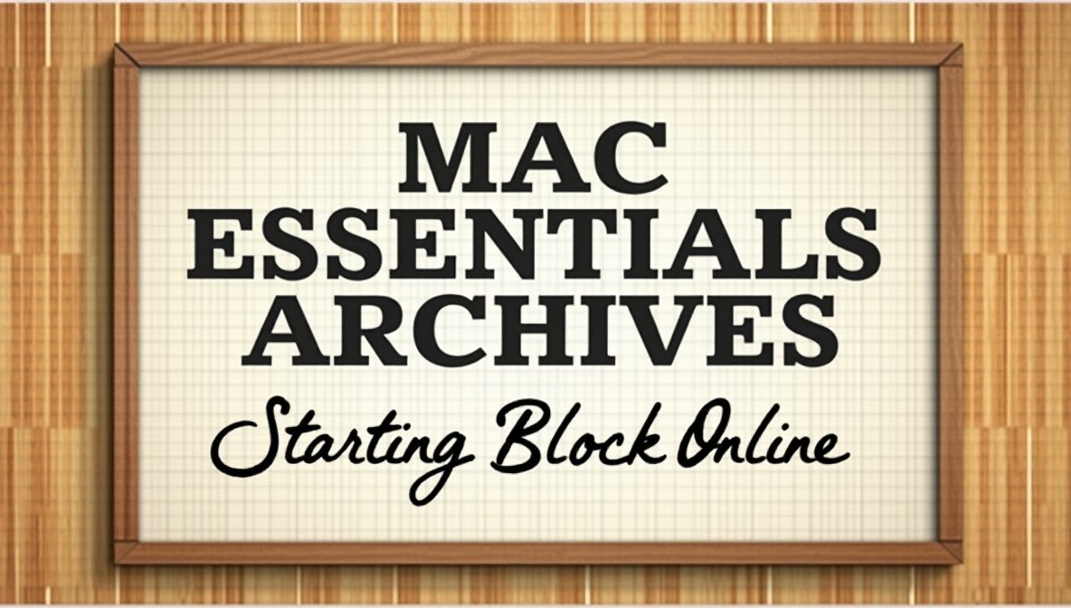 mac essentials archives startingblockonline
