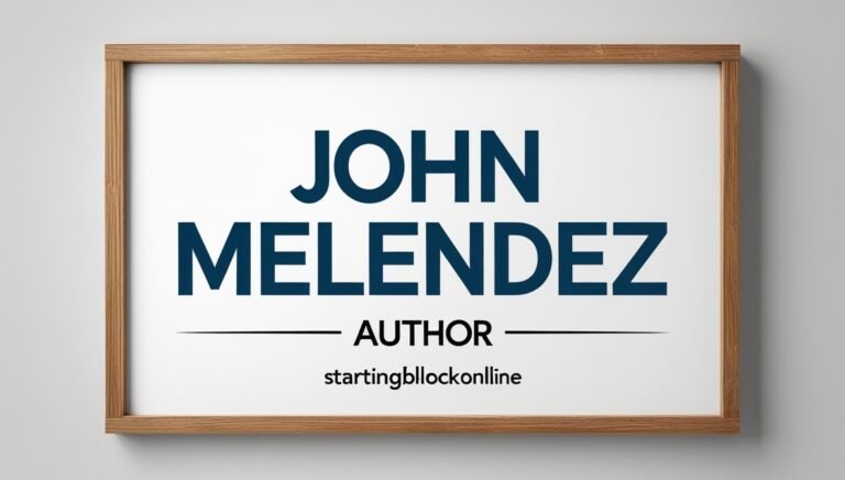 john melendez author at startingblockonline